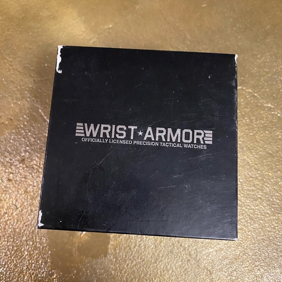 ☀️Wrist Armor Men's U.S. Air Force C27 Black Tachymeter Watch by Versil - Picture 3 of 5